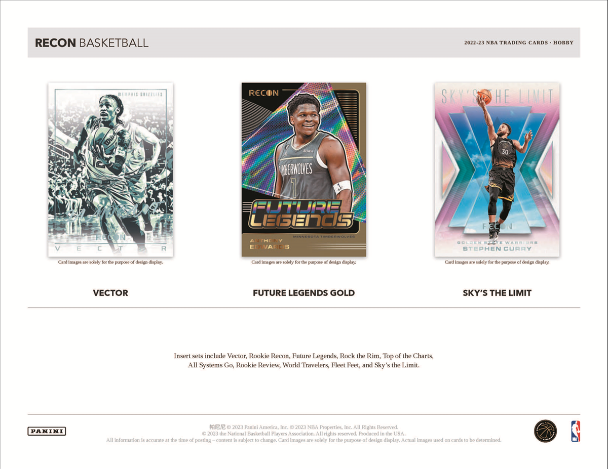 2022-23 Panini Recon Basketball Hobby 12 Box Case