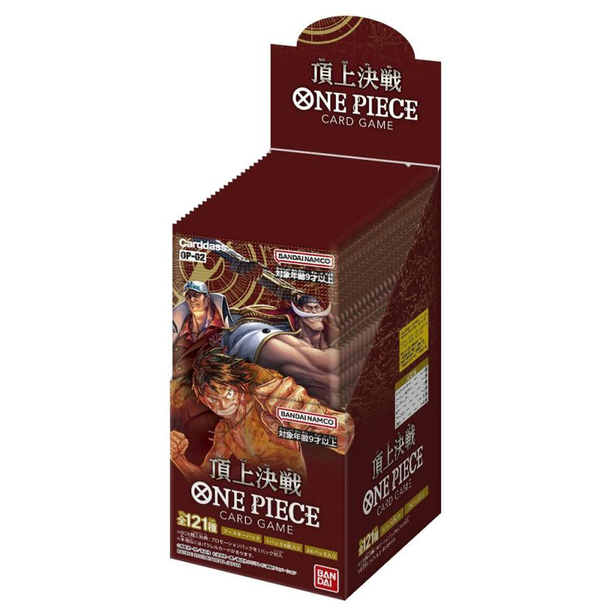 One Piece Card Game Paramount War OP-02 Booster Box Japanese