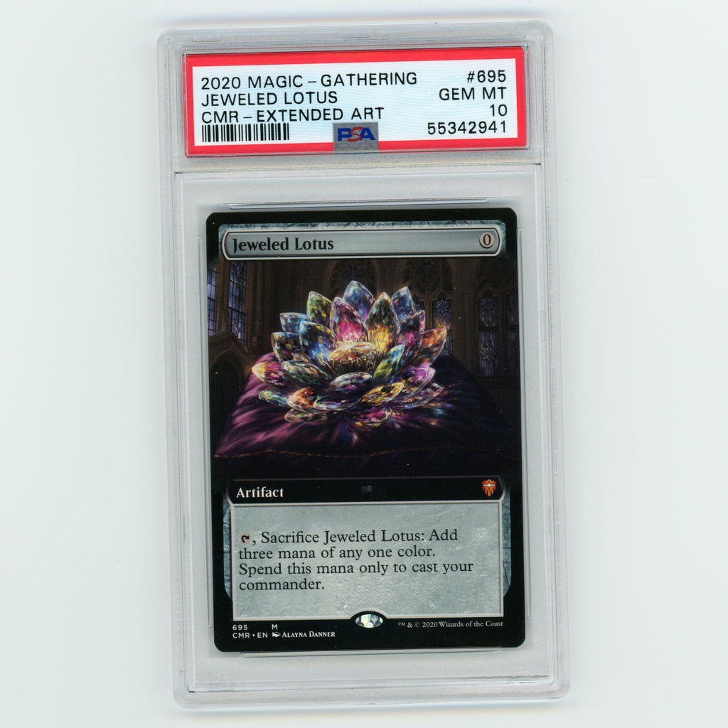 2020 Magic The Gathering Jeweled Lotus CMR Extended Art #695 PSA 10 (#ME8025)