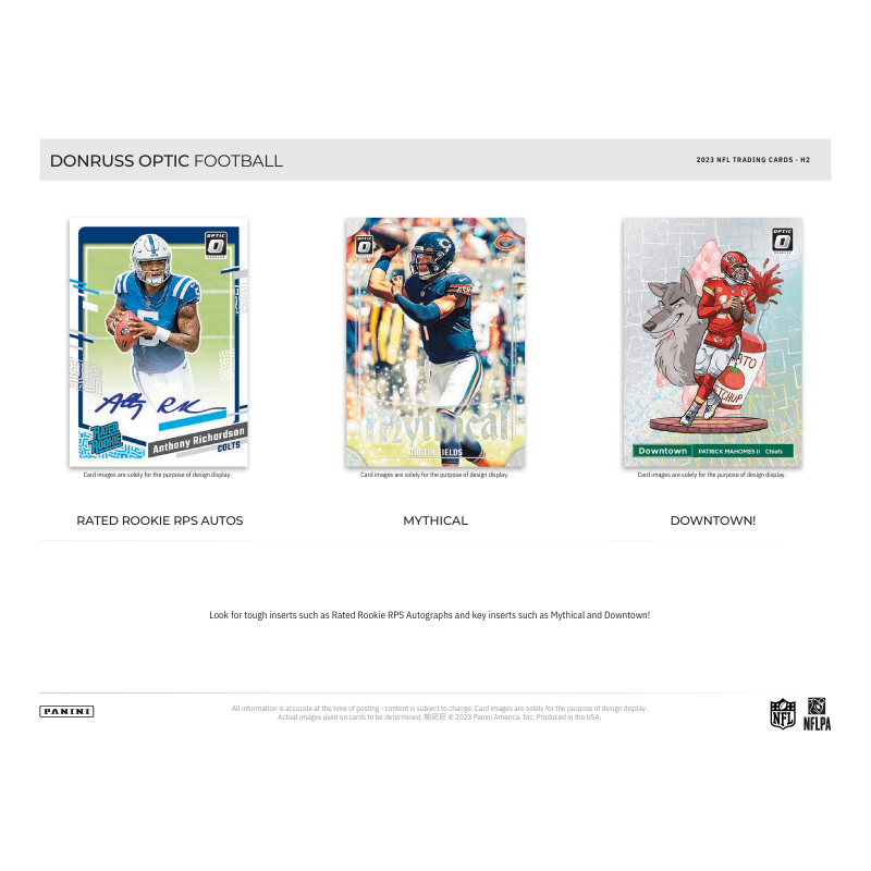 2023 Panini Donruss Optic Football H2 Hybrid Box